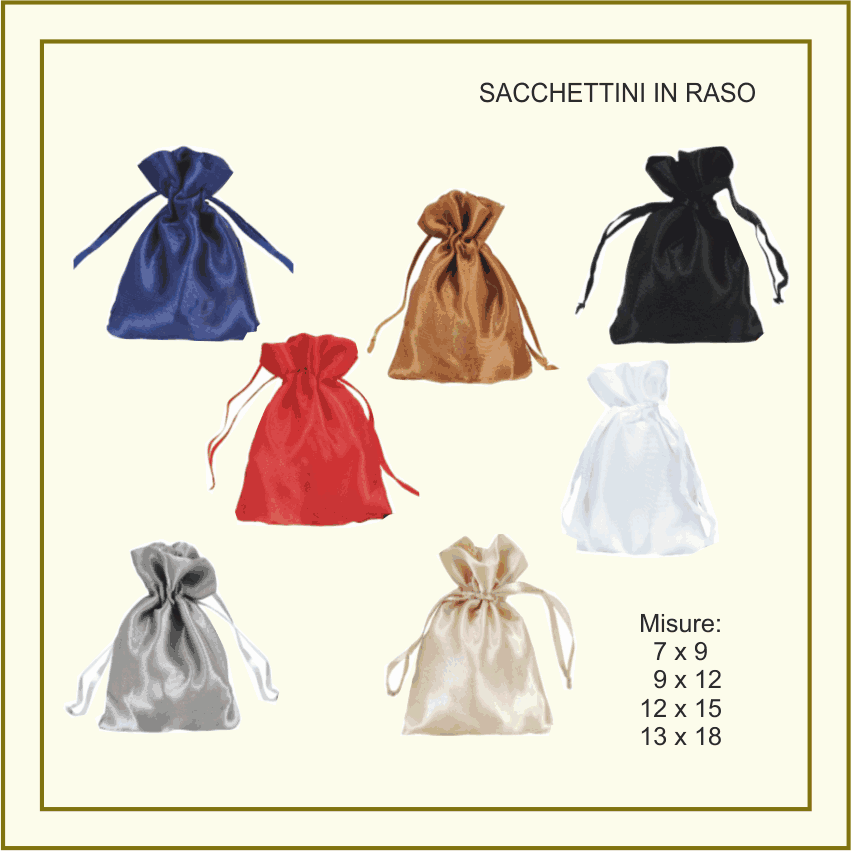 SACCHETTI IN RASO