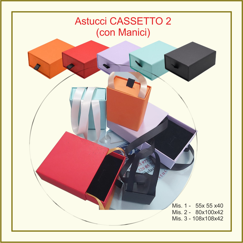 Astuccio CASSETTO 2 (Con Manici)